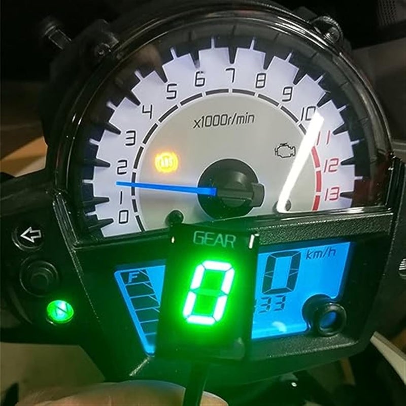 Wivplex 1-6 LIGHT Gear Indicator for Motorcycles - Image 2