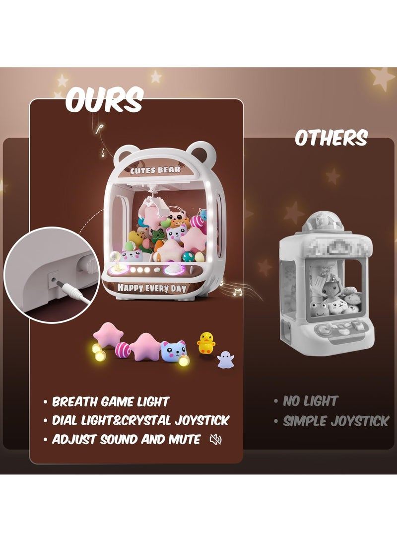 Skirfy Skirfy Large Claw Machines for Kids,Unicorns Toys for Girls Age 6+,Kids Arcade Games Mini Vending Machine with Squishy Toy Candy Dispenser Machine,Claw Game Machine,Birthday Gifts for Girls Age 8-12  - Image 5