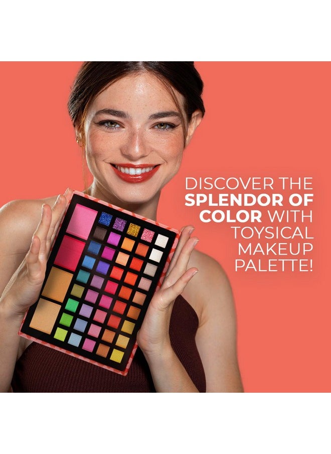 Toysical Toysical 2-Tier Makeup for Teens 10-12 - Kids Makeup Kit for Girl, Real Washable Makeup for Teen Girls or Women - Non Toxic Makeup Gift Set 86 Colors Full Makeup Starter Kit for Teenagers  - Image 5