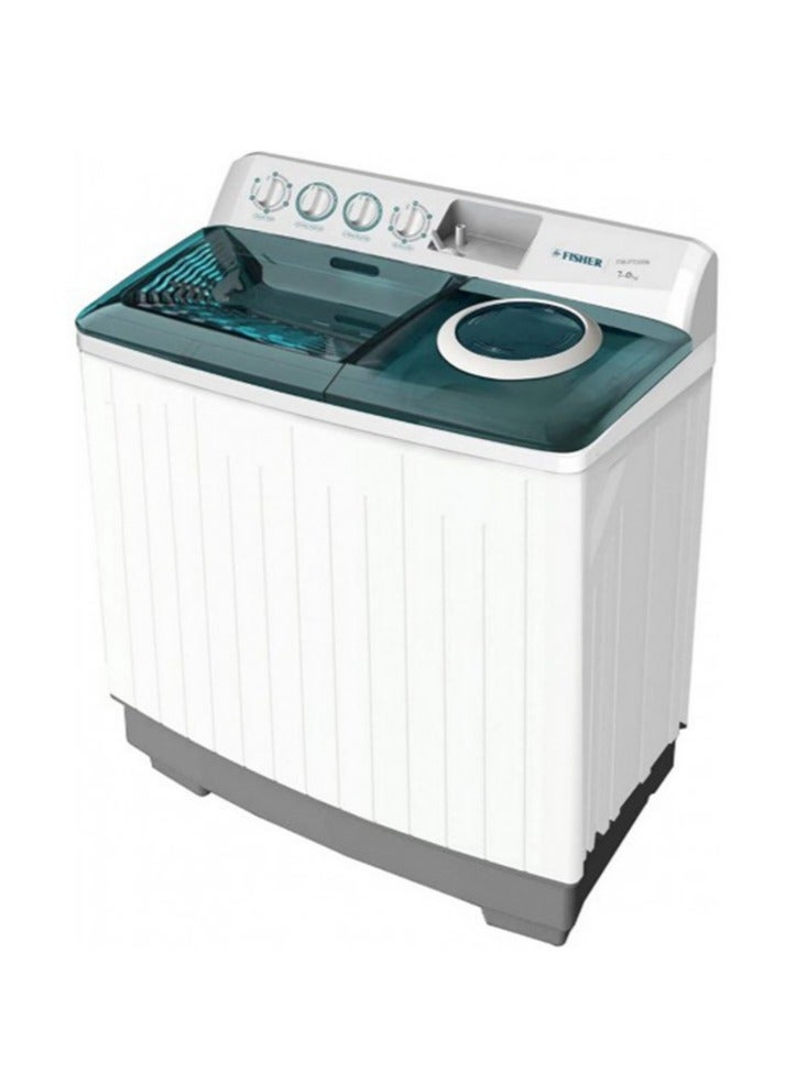 Fisher Twin Tub Washing Machine, 8 kg Capacity, Model FW-P8000N – Efficient and Stylish Solution for All Your Washing Needs - Image 2