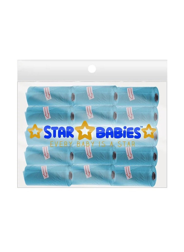 STAR BABiES - Star Babies - Scented Bag Pack of 15/225 Bags - Blue - Image 1