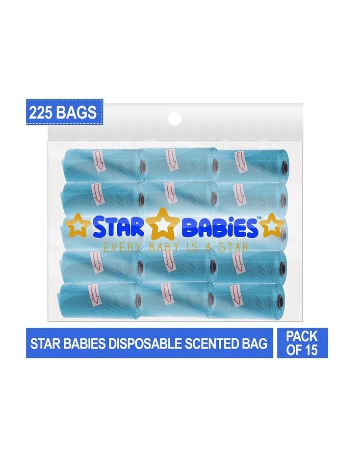 STAR BABiES - Star Babies - Scented Bag Pack of 15/225 Bags - Blue - Image 1