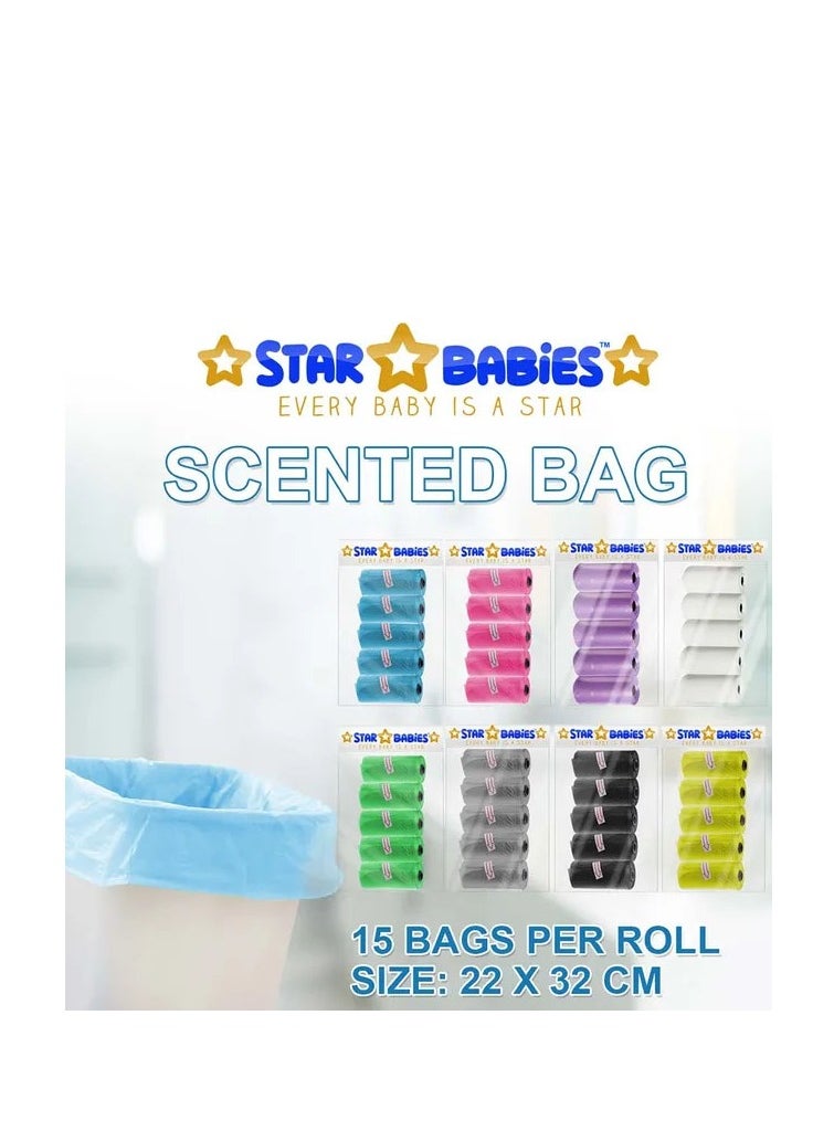 STAR BABiES - Star Babies - Scented Bag Pack of 15/225 Bags - Blue - Image 1