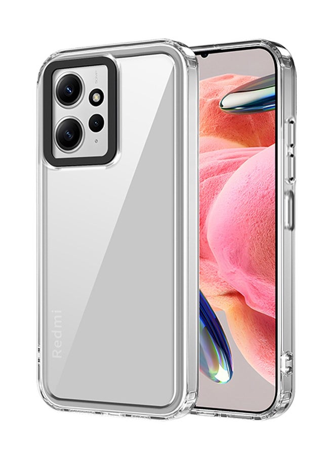 SNBFA Phone Case for Redmi Note 12 4G Case, Soft TPU Bumper with Clear PC Hard Back Shockproof Cover for Xiaomi Redmi Note 12 4G Clear  - Image 1