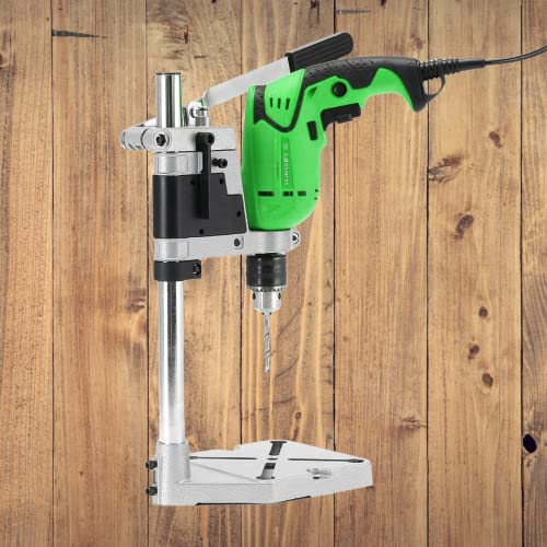 XDLB XDLB Bench Drill Press Stand Clamp Base Frame for Electric Drills DIY Tool Press Hand Drill Holder Power Tools Accessories Aluminium Base Drill stand Drill not Included  - Image 1