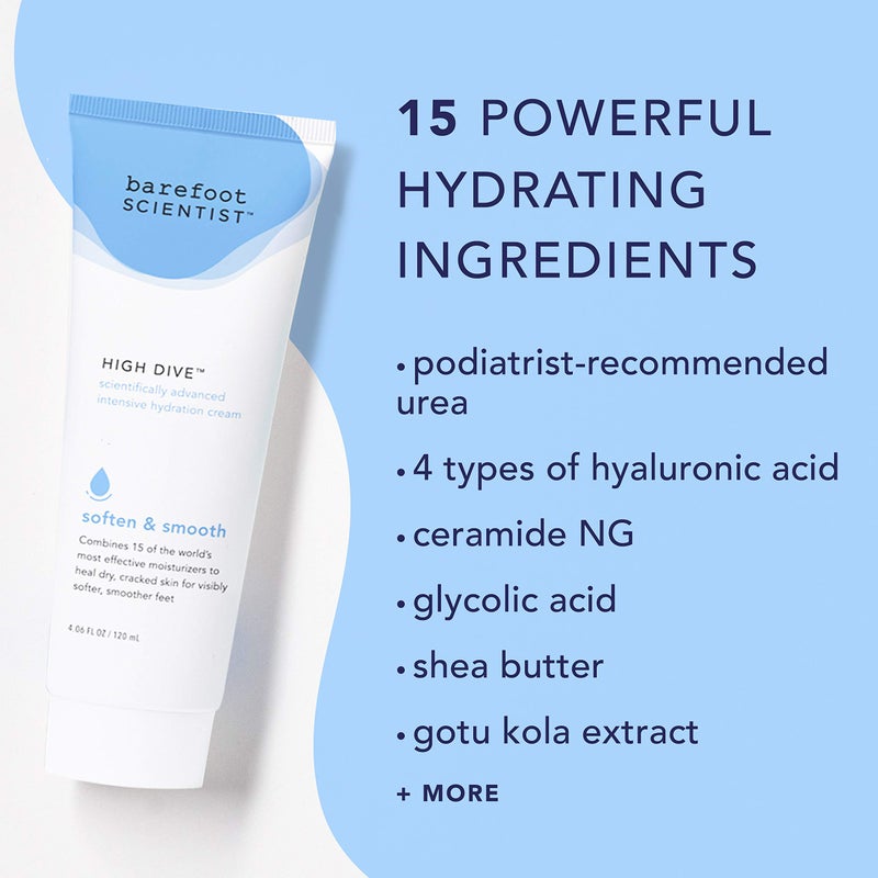 Barefoot Scientist Barefoot Scientist High Dive Intensive Hydration Foot Therapy Cream, Specialized Moisture for Dry Feet and Cracked Heels - Image 2