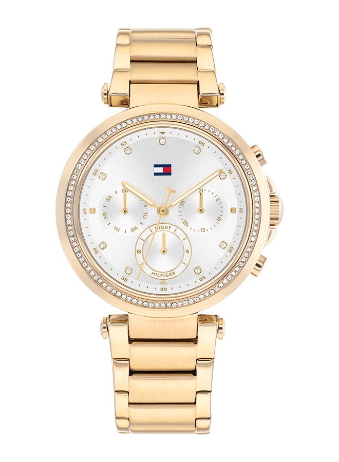 TOMMY HILFIGER Women's Analog Round Shape Stainless Steel Wrist Watch 1782703 - 38 Mm - Image 1