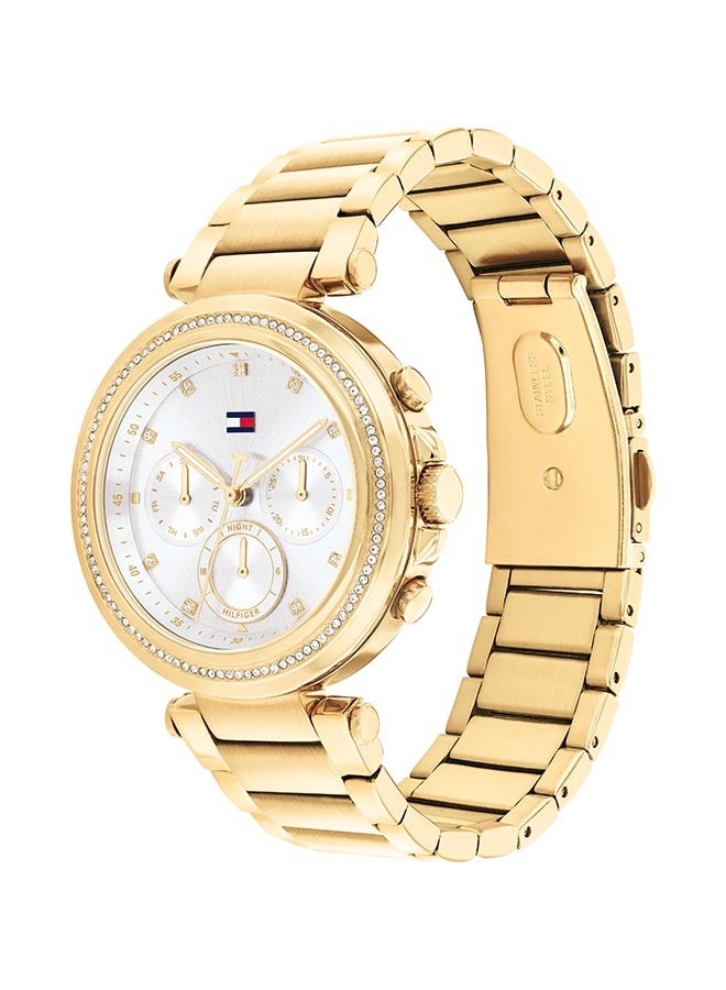 TOMMY HILFIGER Women's Analog Round Shape Stainless Steel Wrist Watch 1782703 - 38 Mm - Image 2