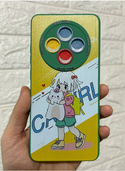 Back Cover Compatible With Phone Oppo Reno 12F - Multi Color 104