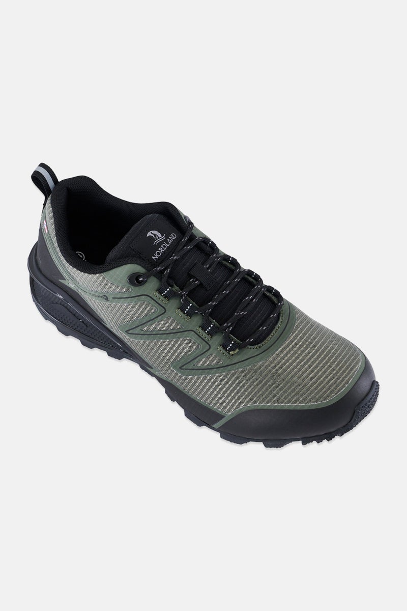 Nordland أحذية مشي للرجال برباط، أخضر - Image 1