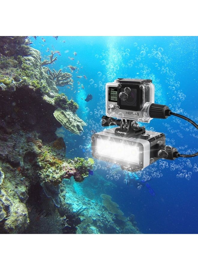 Suptig Housing Rechargeable Waterproof housing for GoPro Hero 4 Hero 3+ Hero 3 Outside Action Camera for Underwater Charge Use - Water Resistant up to 131ft (40m) - Image 4