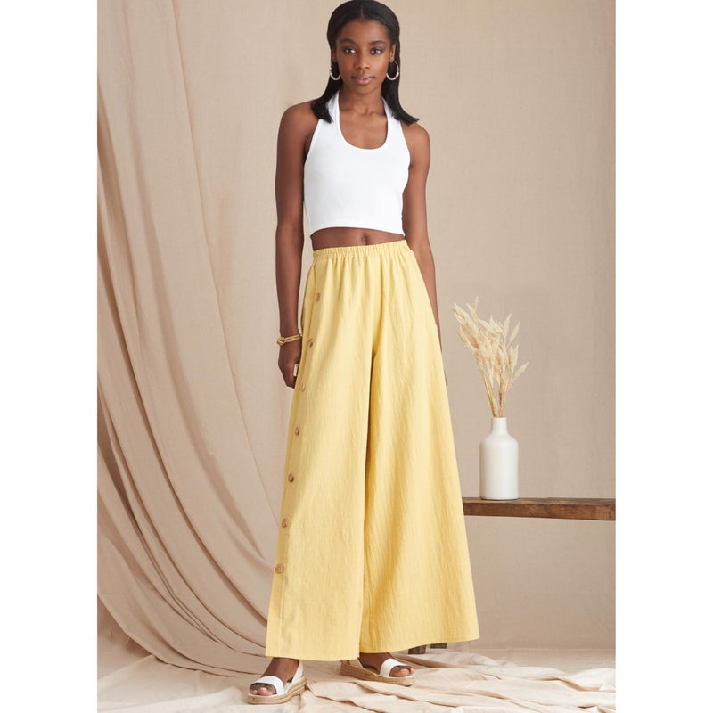 Simplicity SS9608D5 Misses' Skirt and Wide Leg Pants Sewing Pattern Packet, Design Code S9608, Sizes 4-6-8-10-12 - Image 4