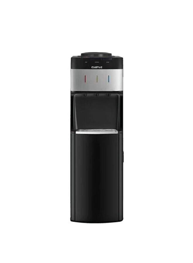 كاسل مبرد مياه، 3 حنفية، 500 وات، مزود بحافظة، WD3040B - اسود فضي - Image 2
