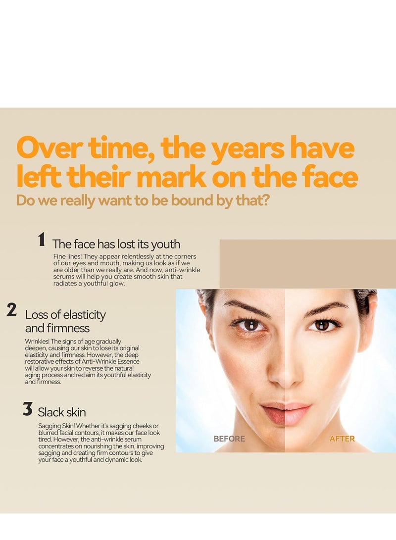 EELHOE Vitamin C Night Serum Capsules, Moisturizing Anti-wrinkle Skin Care Treatment for Firming, Fine Lines, Dark Spots, Revive + Glow Night Serum for Men & Women, 30 Count - Image 4