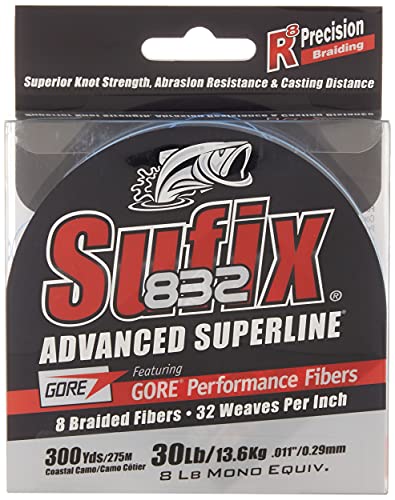 Sufix 832 Braid 30 Lb Coastal 660-130CC: 832 Braid 30 Lb Coastal Camo - Image 3