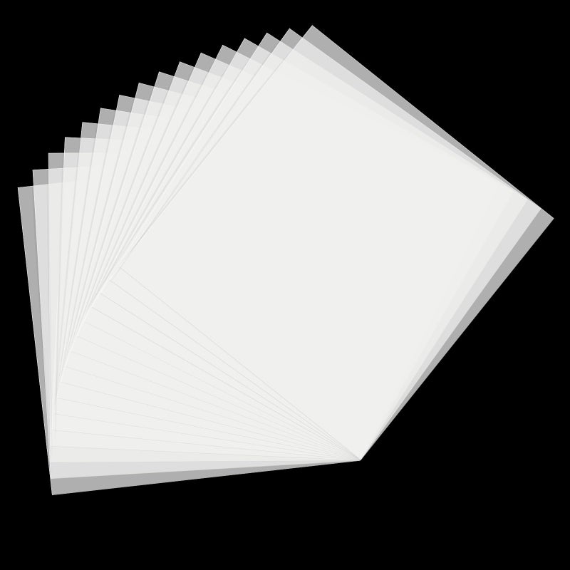 UOKHO 16 Pack 75mil Mylar Sheet 12 X 12 Inch Translucent Blank Stencil Paper for Cricut Crafts Laser Cutting Stencil Sheets Used for Making Letter Stencils Flower Stencils Star Wall Stencil - Image 3
