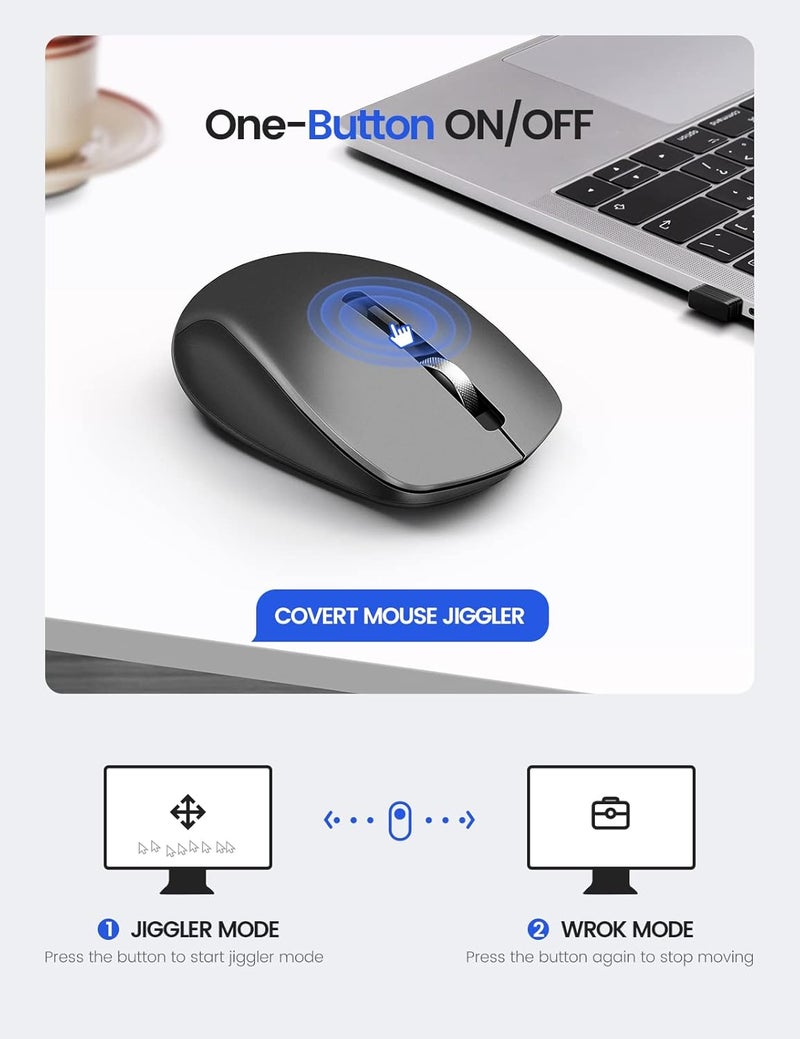 EAXBUX Covert Mouse Jiggler,2 in 1 Mouse with Jiggler, Undetectable Mouse Mover with ON/Off Switch, Drive Free,Simulate Mouse Movement to Keep Computer Awake,Plug and Play - Image 4