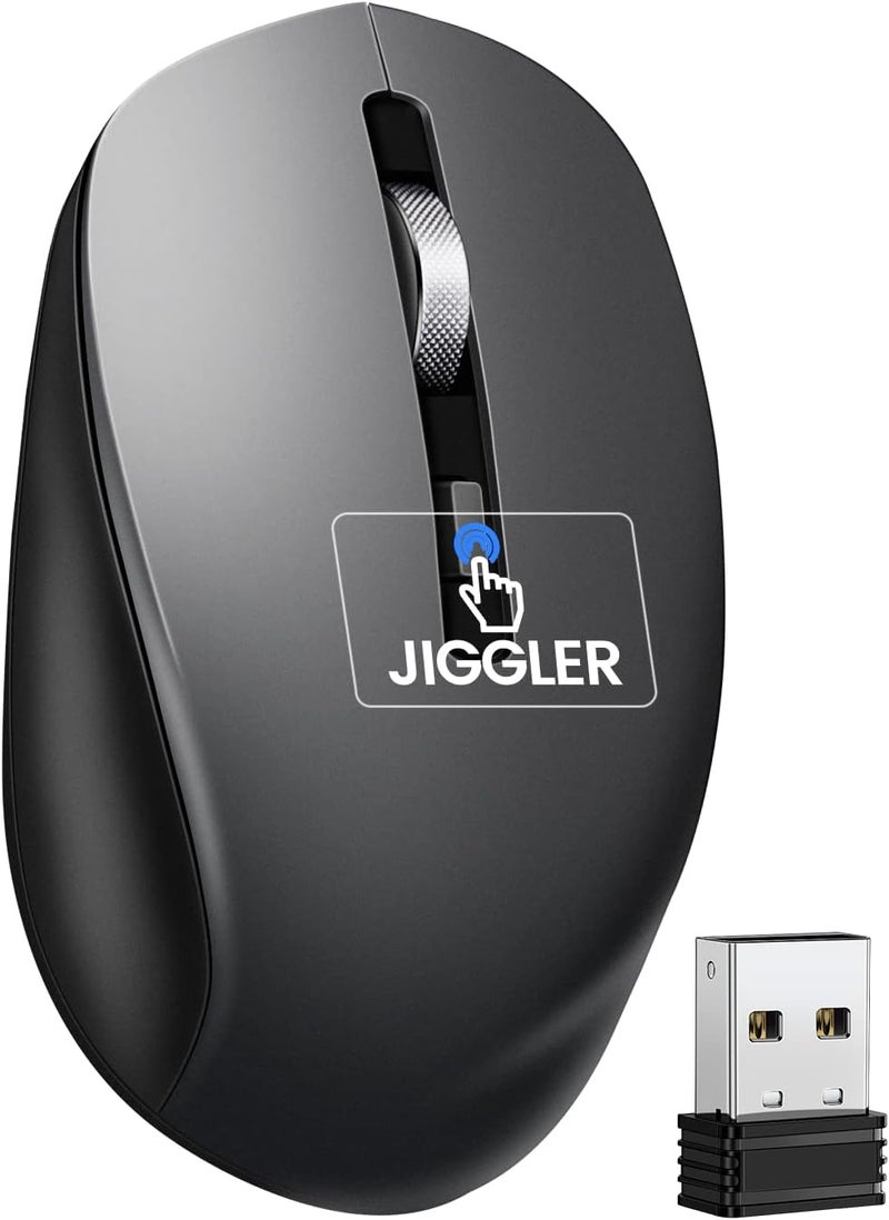 EAXBUX Covert Mouse Jiggler,2 in 1 Mouse with Jiggler, Undetectable Mouse Mover with ON/Off Switch, Drive Free,Simulate Mouse Movement to Keep Computer Awake,Plug and Play - Image 1