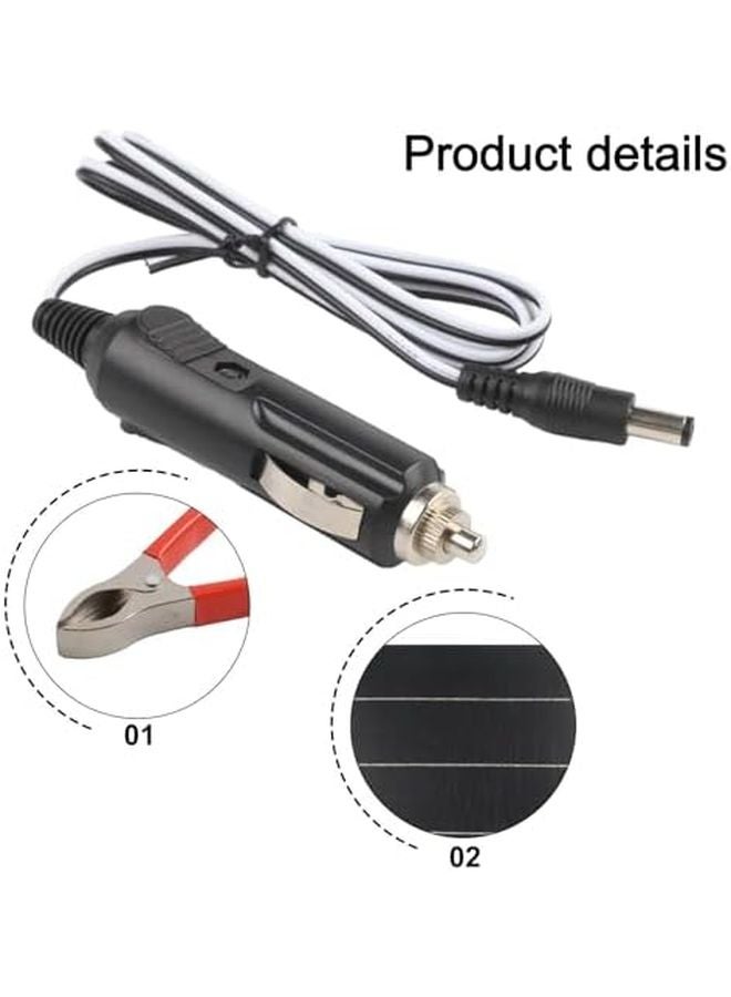 10W 12V IP65 Waterproof Solar Trickle Charger Panel Battery Maintainer For Car RV Boat - Image 5