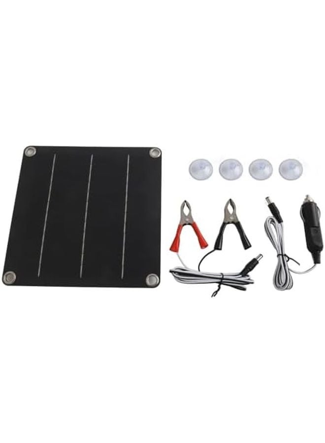 10W 12V IP65 Waterproof Solar Trickle Charger Panel Battery Maintainer For Car RV Boat - Image 2