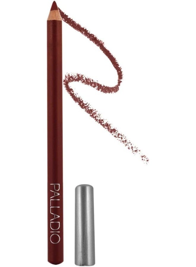 PALLADIO Lip Liner Pencil Wooden | Firm Yet Smooth | Contour & Line With Ease | Perfectly Outlined Lips | Hydrating Rich Pigmented Color Shade | Long Lasting | 292 Aubergine - Image 1