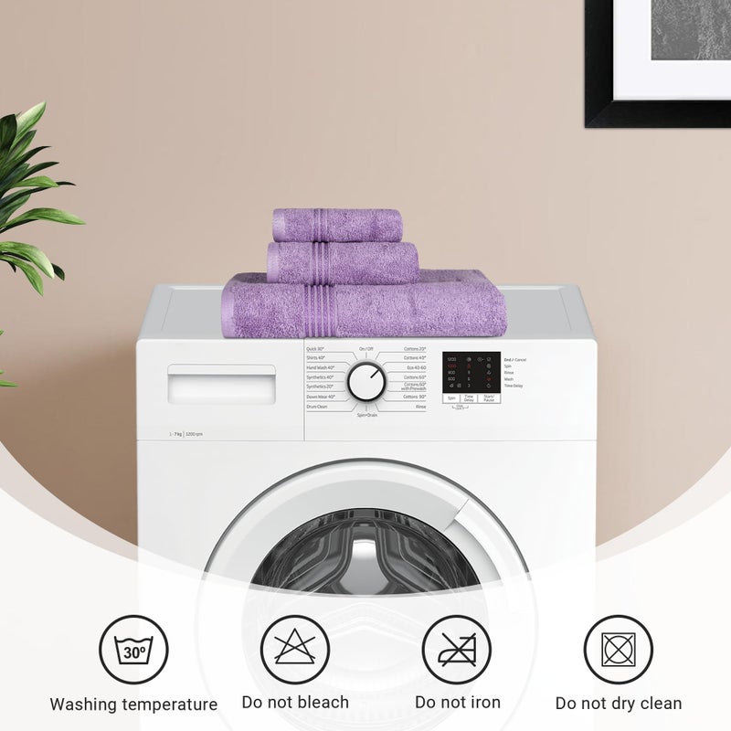 سوبيريور مناشف حمام القطن المصرية المتفوقة المناشف المنطقية للمناشف الرئيسية للضيف ضيف ديكورات جافة وامتصة واسعة مناشف كبيرة للجسم سبا - Image 4