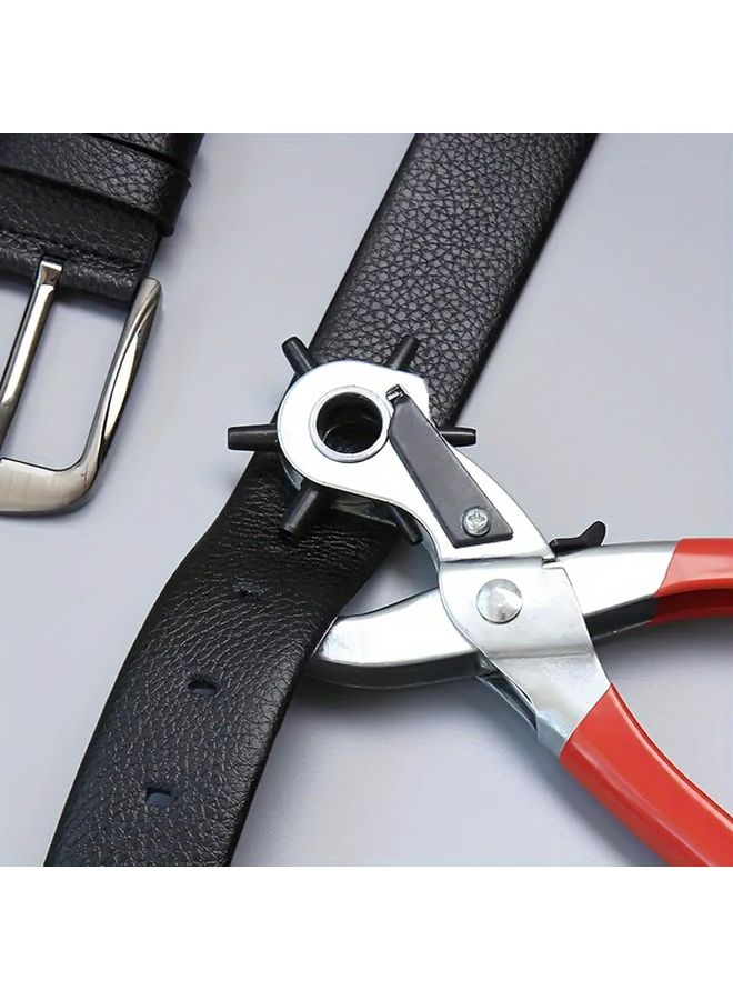1pc Multi Size Leather Hole Punch Tool For Belts Watch Bands Handbag Straps - Image 2