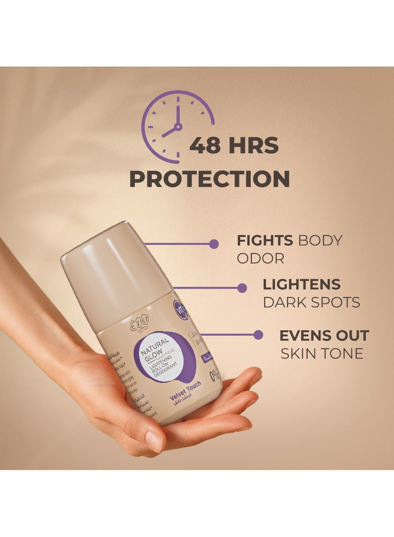 Eva مزيل العرق رول أون لتفتيح البشرة بتأثير طبيعي - لمسة مخملية - Image 4