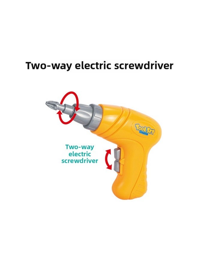 【Products】 With Electric Drill Screw Assembling And Assembling Building Blocks Jigsaw Puzzle Children's Early Education Intelligence Assembling Toys-Color:338 With Electric Manual Deluxe Edition Ass - Image 3