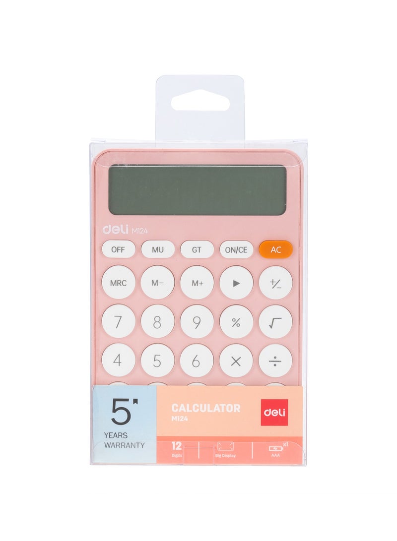Deli Multi-purpose plastic office accounting calculator Deli EM124  - Image 3