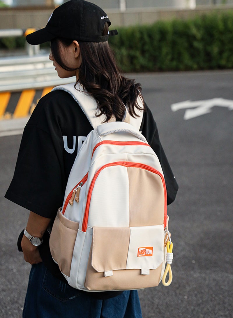 شاربدو حقيبة ظهر كبيرة للطلاب مع حجرة للكمبيوتر المحمول - حقيبة كتب مدرسية واسعة للرجال والنساء، حقيبة ظهر للكمبيوتر المحمول مقاس 15.6 بوصة مع أحزمة كتف مبطنة، وجيوب لزجاجات المياه، حقيبة ظهر متينة غير رسمية - Image 5