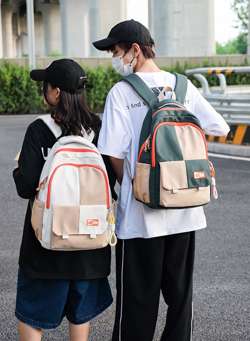 شاربدو حقيبة ظهر كبيرة للطلاب مع حجرة للكمبيوتر المحمول - حقيبة كتب مدرسية واسعة للرجال والنساء، حقيبة ظهر للكمبيوتر المحمول مقاس 15.6 بوصة مع أحزمة كتف مبطنة، وجيوب لزجاجات المياه، حقيبة ظهر متينة غير رسمية - Image 4