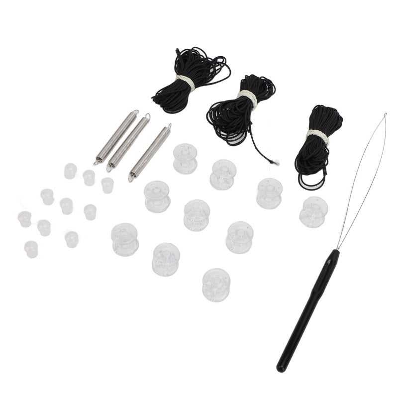 RV Shade Repair Kit: High Toughness Materials - Comprehensive Repair Tools RV Window Shade Restringing Kit for RV Trailer Day Night Pleated Shade Maintenance - Image 1