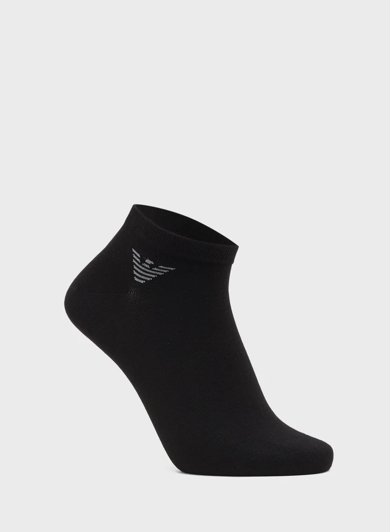 EMPORIO ARMANI 2 Pack Sneaker Socks