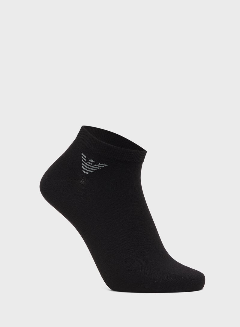 EMPORIO ARMANI 2 Pack Sneaker Socks  - Image 3