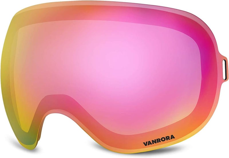 VANRORA X-Mag Ski Goggles Replacement Lens, Extra Snowboard Goggles Lens, Anti-Fog & 100% UV Protection - Image 1
