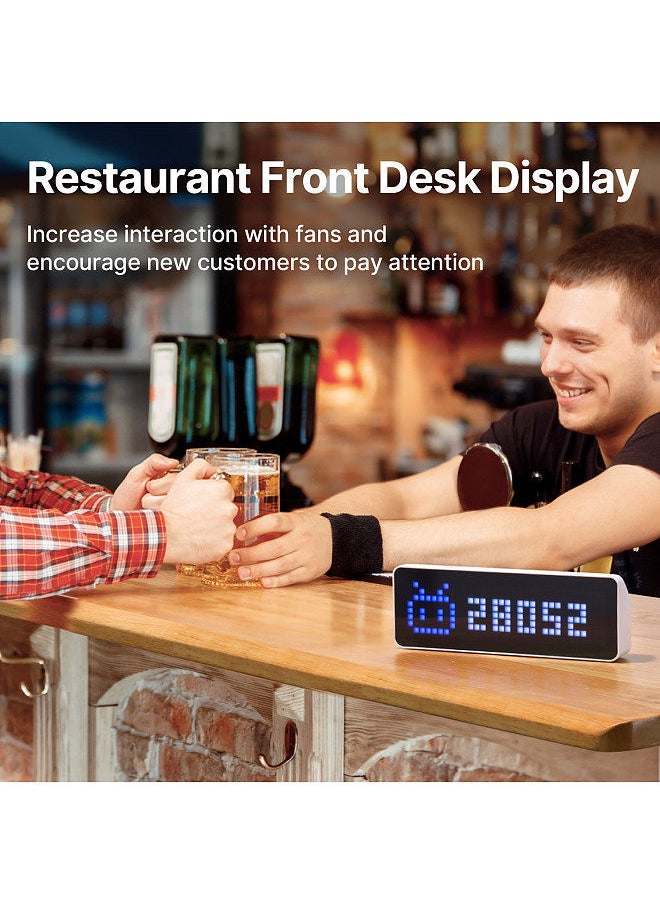 Ulanzi TC001 Multi-functional Smart Pixel Clock LED Screen Desk Clock Pomodoro Clock
