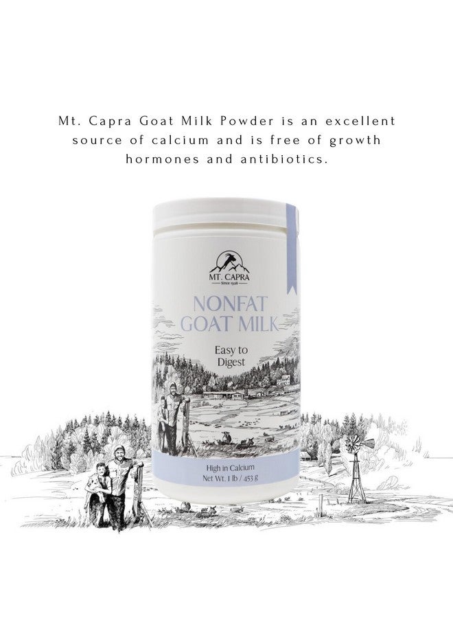 MT. CAPRA SINCE 1928 Capra Milk, Goat Milk Powder (Non-Fat Milk, non-GMO) - Image 4