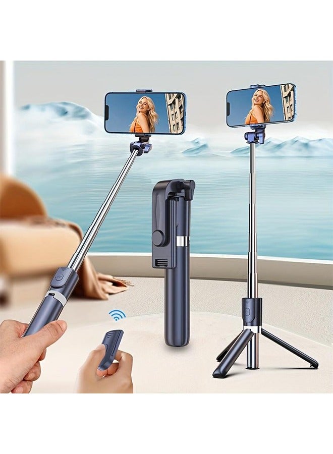 Selfie Stick Gimbal Stabilizer, 360° Swivel Tripod with Wireless Remote Control, Portable Phone Holder, Smartphone Auto-balance 1-axis Gimbal Tiktok Vlog Youtuber Live Video Recording - Image 2