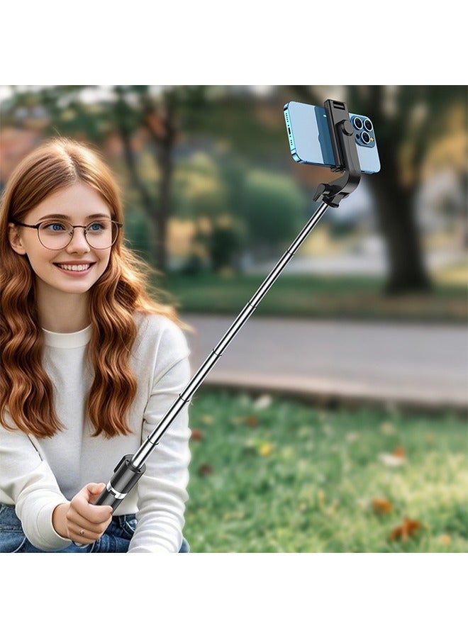 Selfie Stick Gimbal Stabilizer, 360° Swivel Tripod with Wireless Remote Control, Portable Phone Holder, Smartphone Auto-balance 1-axis Gimbal Tiktok Vlog Youtuber Live Video Recording - Image 4