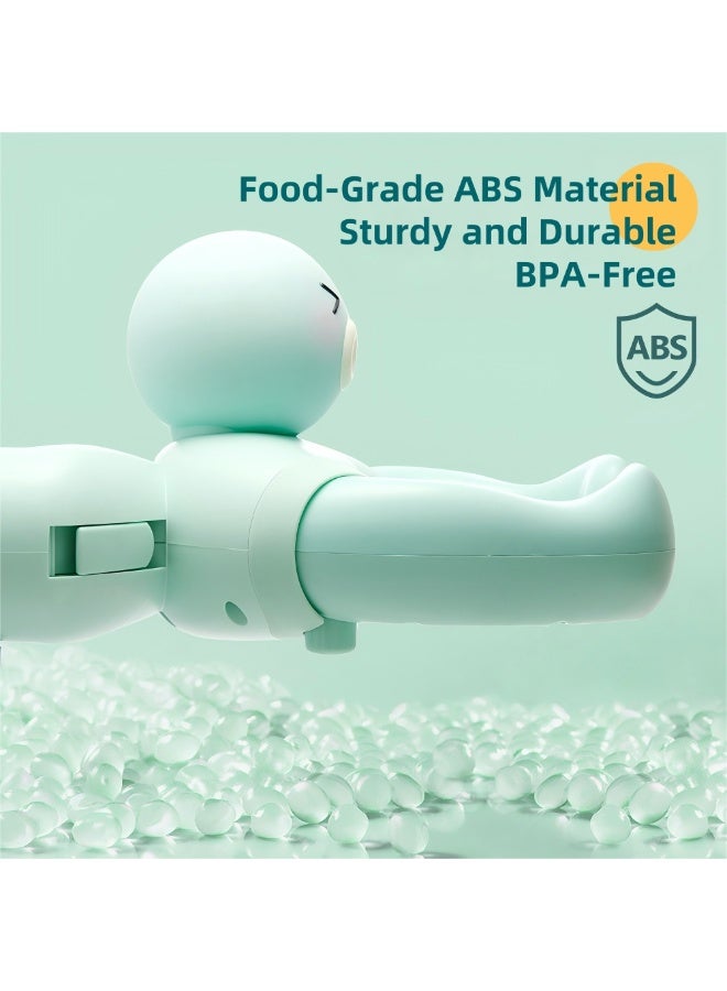 مينيجونز دعم استحمام الطفل من MiniJones القابل للتركيب على الحائط مع كؤوس شفط وبارتفاع قابل للتعديل - Image 2