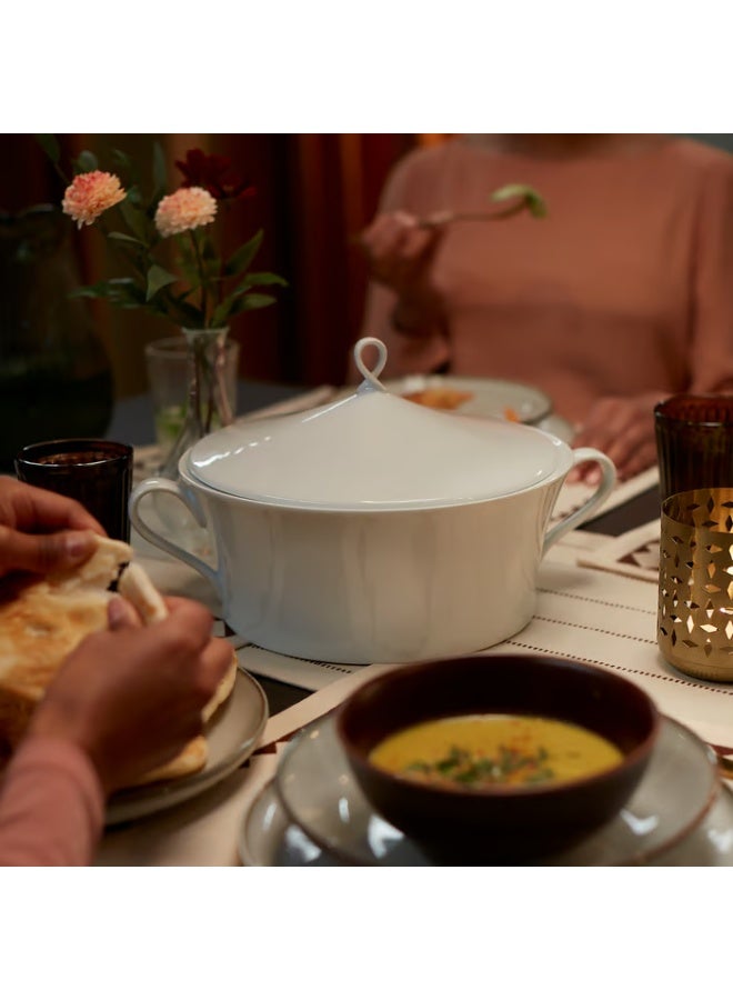 Durable Covered Serving Bowl for Everyday Meals, Dinner Parties & Family Dining - Image 2