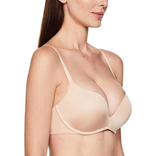 Triumph International Heavily Padded Push-Up Bra for Women | Minimizer 32C, Neutral Beige | Non-Wired, Medium Coverage | Magic Wire Technology for Ultimate Support | Pack of 1 - Image 2