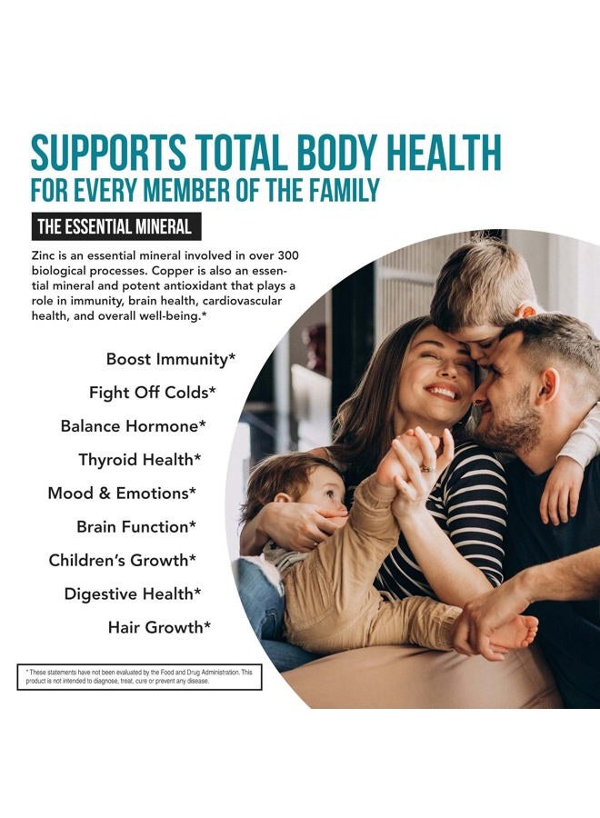 NutraBio Ionic Zinc Plus Copper Liquid Concentrate 240 Servings, Glass Bottle, Vegan - Balanced Ratio of Zinc Copper - Supports Immunity, Brain Thyroid (2 oz.) - Image 5