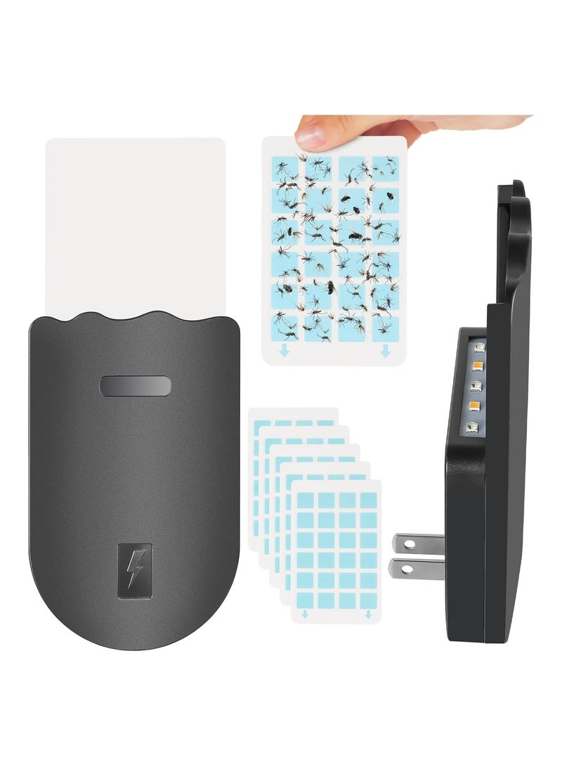 Generic Indoor Fly Traps for Gnats, 2-in-1 Light Modes, Plug-In Insect Catcher for House Plants, Includes 2 Devices + 10 Sticky Cards for Effective Mosquito Control.  - Image 2