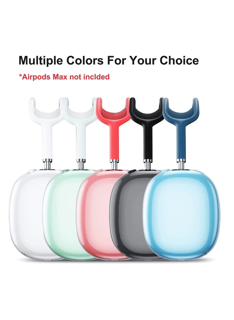 For AirPods Max Case Cover, Clear Soft TPU Skin AntiScratch, Transparent Accessories Ultra Protective Cover for Apple AirPods Max (Crystal Clear) - Image 4