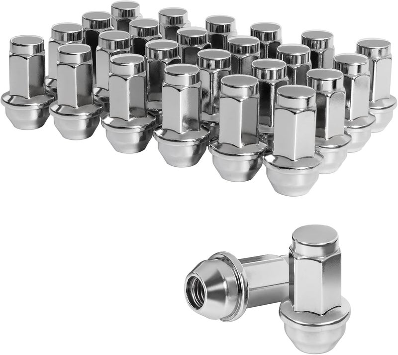 TAGMORE 24pcs M14x2.0 Chrome Lug Nuts Set - Image 1