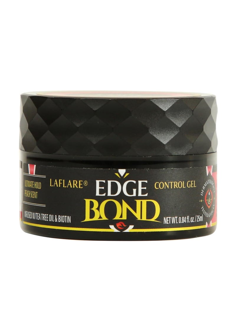 Laflare - Laflare Edge Control for Black Hair, Natural Hair and Curly Hair. Eco Styling Gel Travel Size 25ml, Edge Wax for Man & Woman(Peach) - Image 1