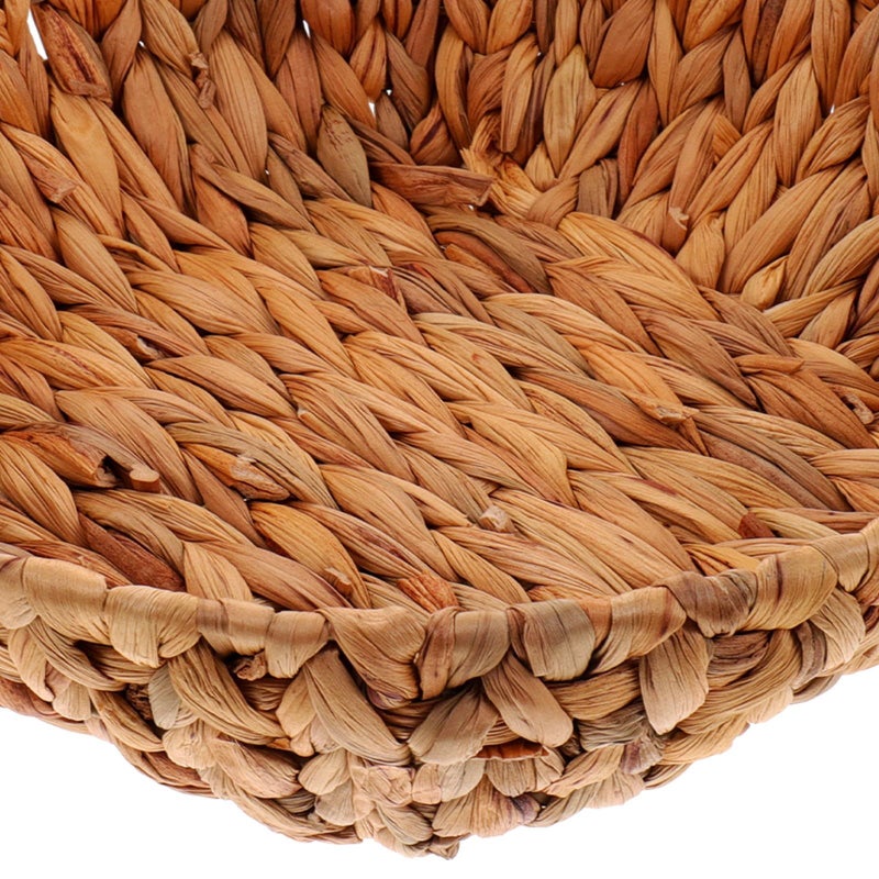 Small Woven Rattan Bread Basket And Fruit Tray Handmade Natural Kitchen Storage - Image 4