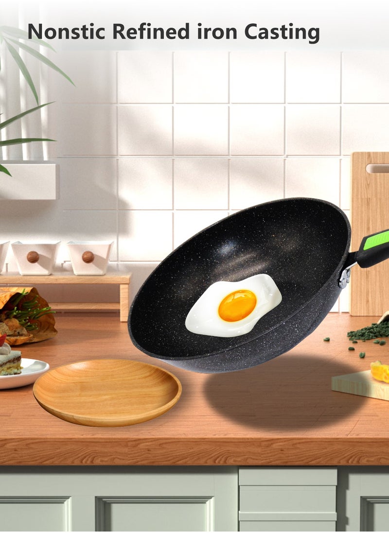 Sharpdo - 3-Piece Cookware Set, Frying Pan, Pot Set, Universal for Stoves,30/25/25cm - Image 1